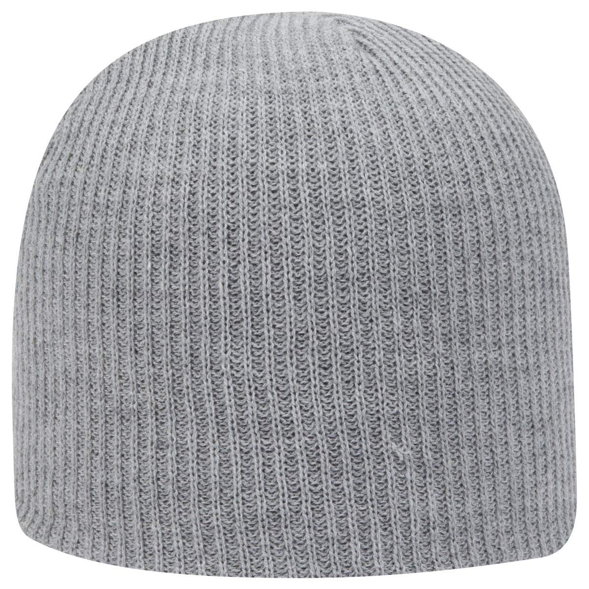 Right View of 074 - Heath. Gray OTTO CAP 9 1/2" Premium Rib Knit Beanie