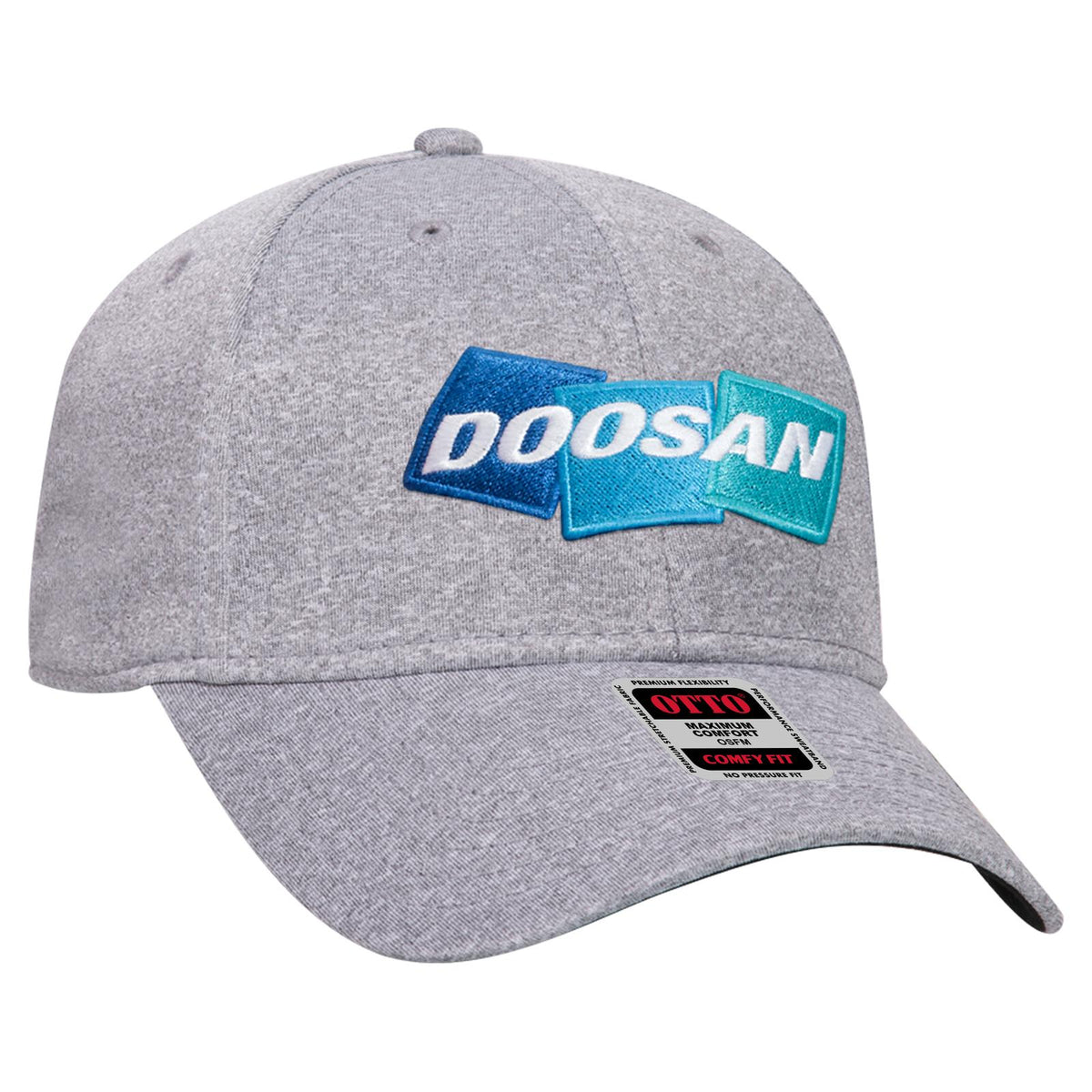 Right View of 074A - Heath. Gray OTTO CAP "OTTO COMFY FIT" 6 Panel Low Profile Baseball Cap