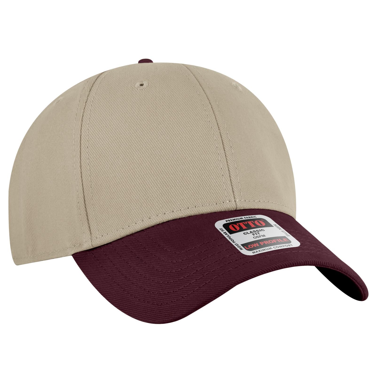 Right View of 1032 - Marn/Kha OTTO CAP 6 Panel Low Profile Baseball Cap
