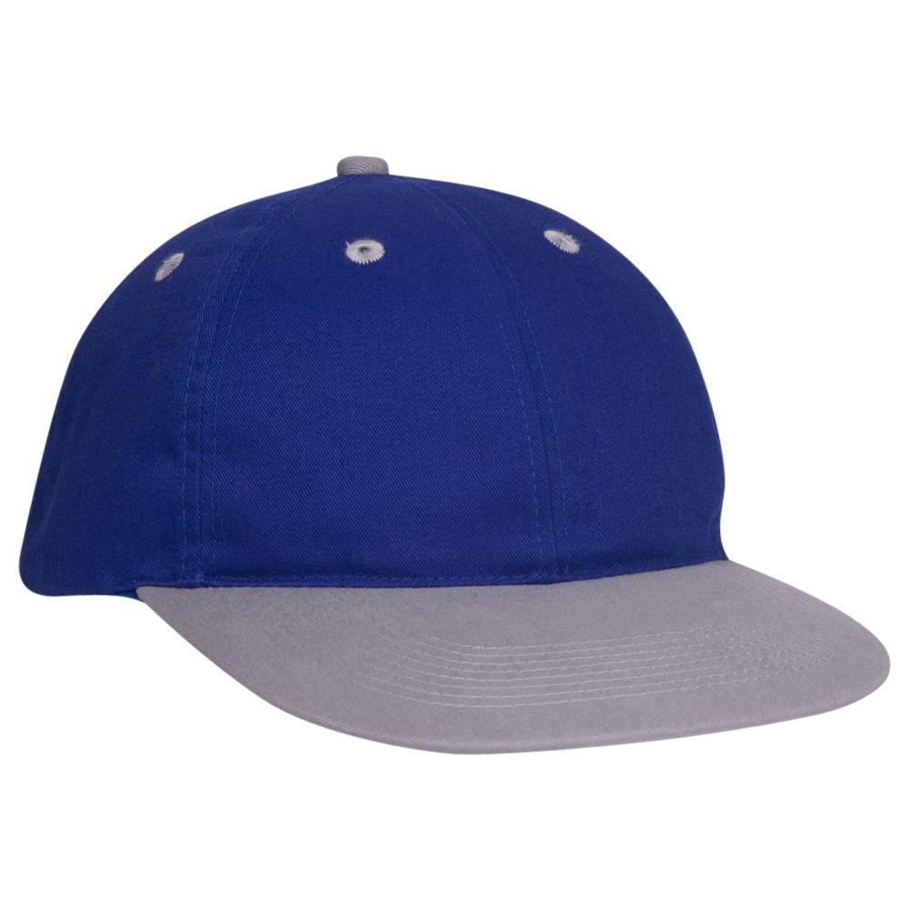 Right View of 1401 - Gry/Ryl OTTO CAP 6 Panel Low Profile Baseball Cap