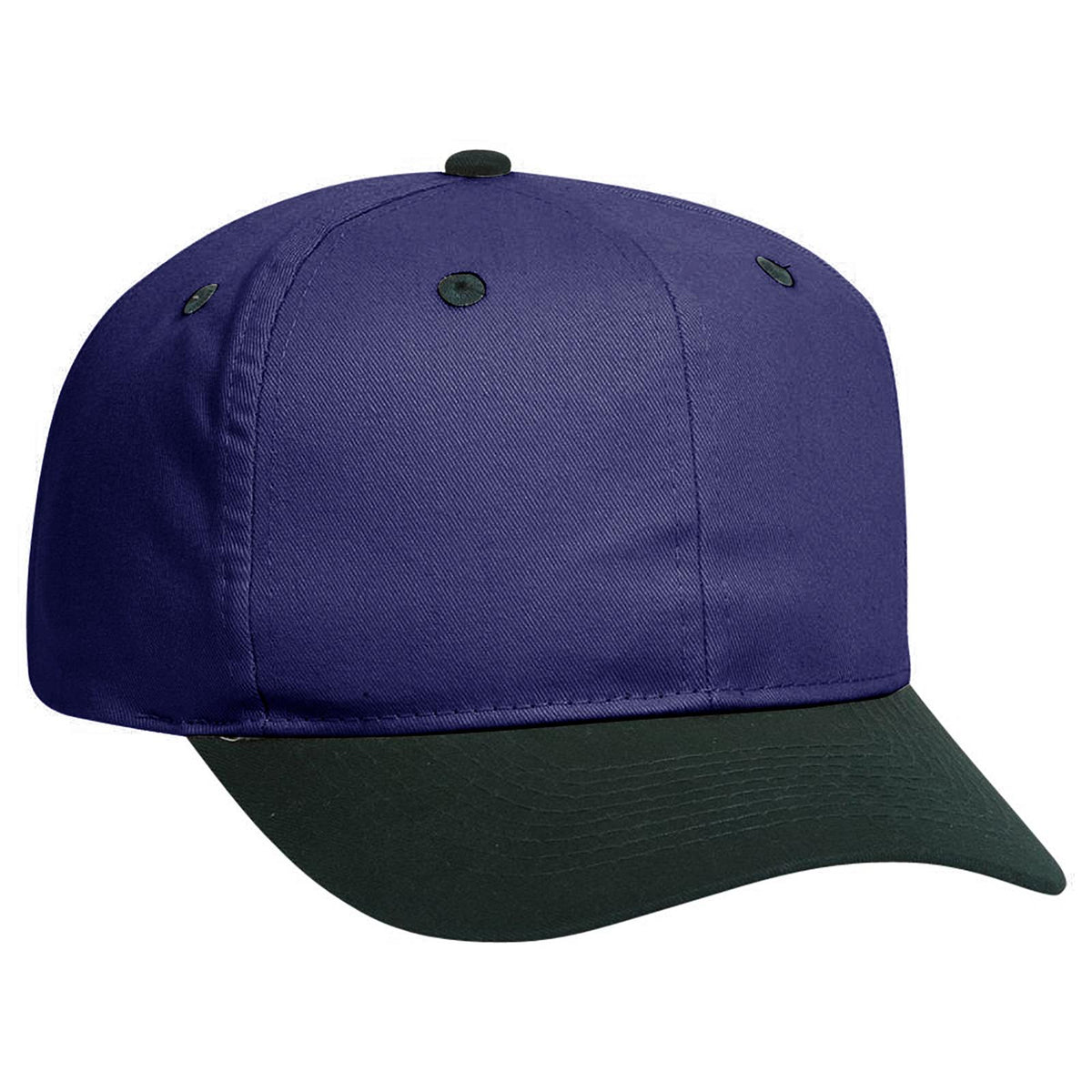 Right View of 1704 - Dk.Grn/Nvy OTTO CAP 6 Panel Mid Profile Baseball Cap