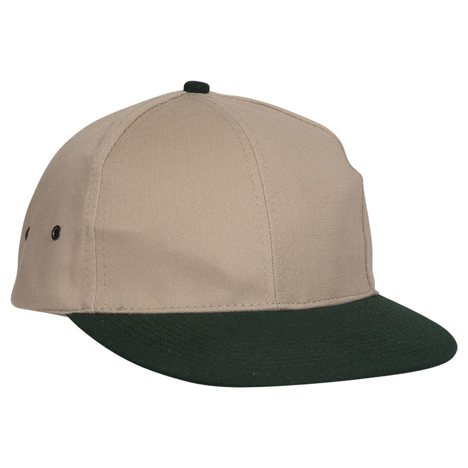 Right View of 1732 - Dk.Grn/Kha OTTO CAP 6 Panel Low Profile Baseball Cap