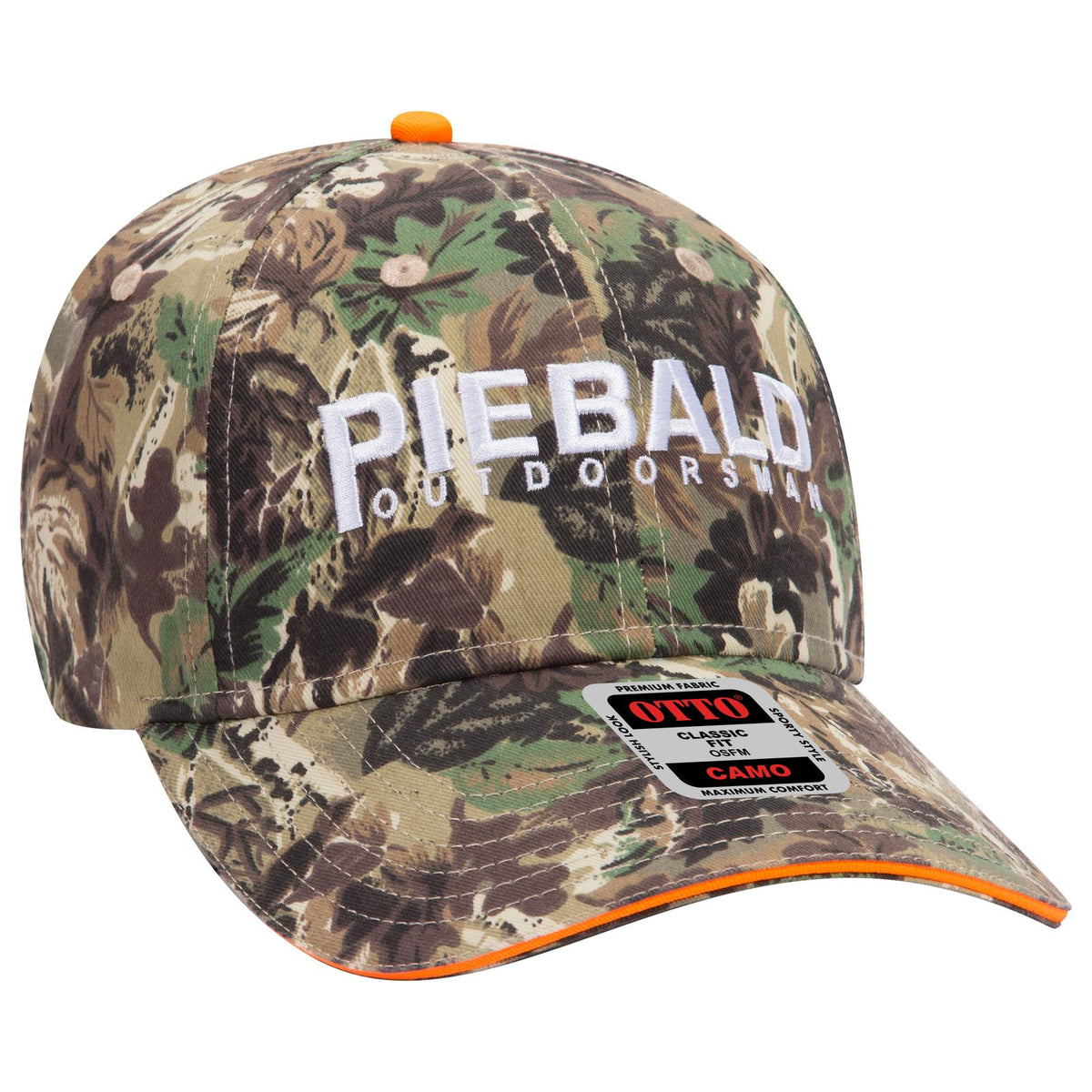 Right View of 180705 - Lt.Lod/Brn/Kly OTTO CAP Camouflage 6 Panel Low Profile Baseball Cap