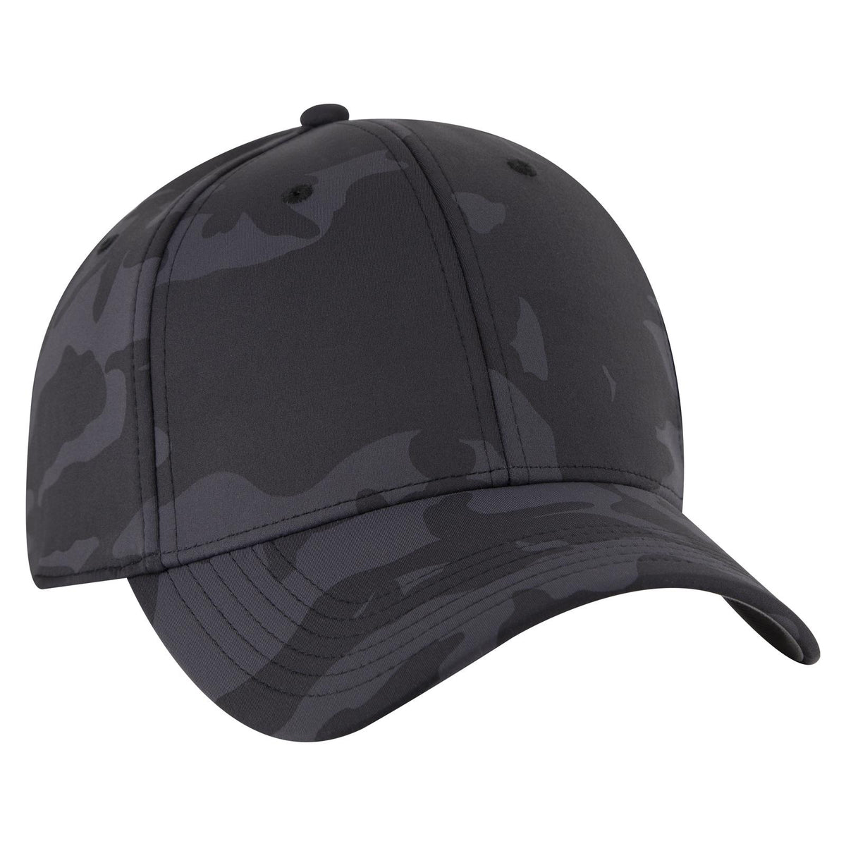 Right View of 2503 - Ch.Gry/Blk OTTO CAP "OTTO FLEX" Fitted 6 Panel Low Profile Baseball Cap