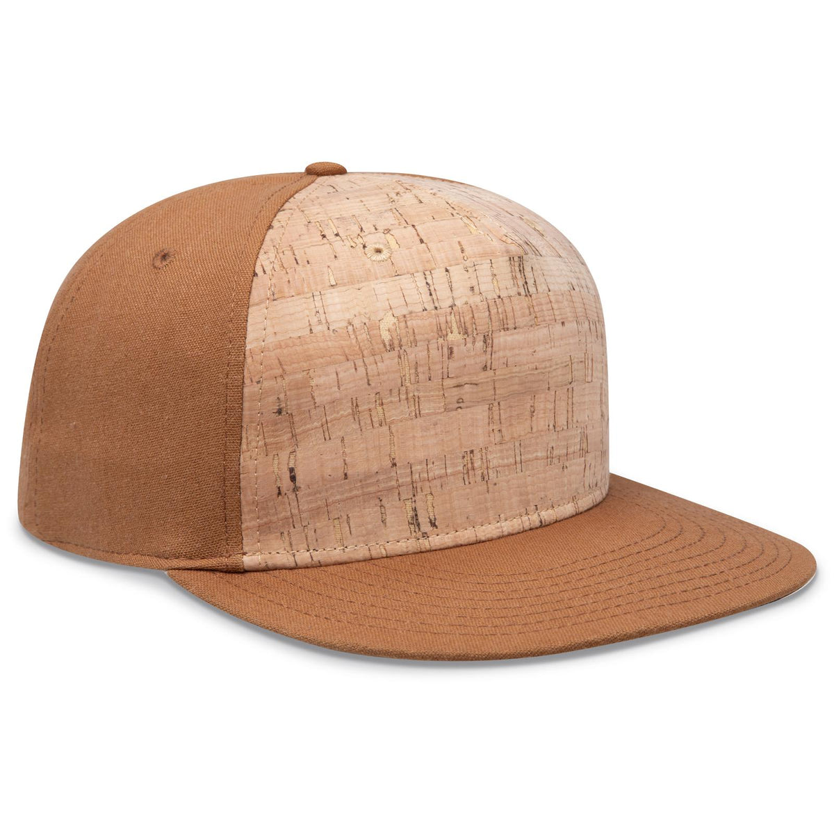 Right View of 8411284 - Cy Brn/Crk/Cy Brn OTTO CAP "OTTO SNAP" 5 Panel Pro Style Snapback Hat