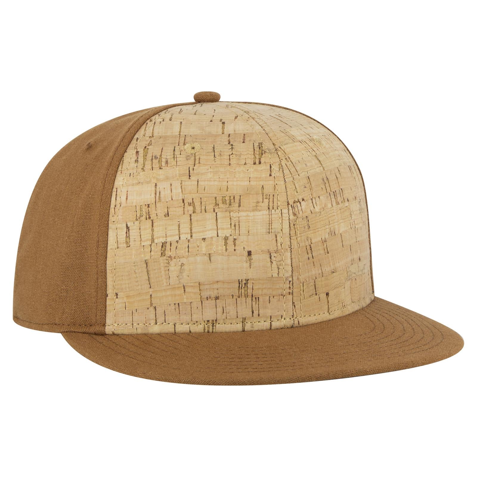 Front View of 8411284 - Cy Brn/Crk/Cy Brn OTTO CAP "OTTO SNAP" 6 Panel Pro Style Snapback Hat