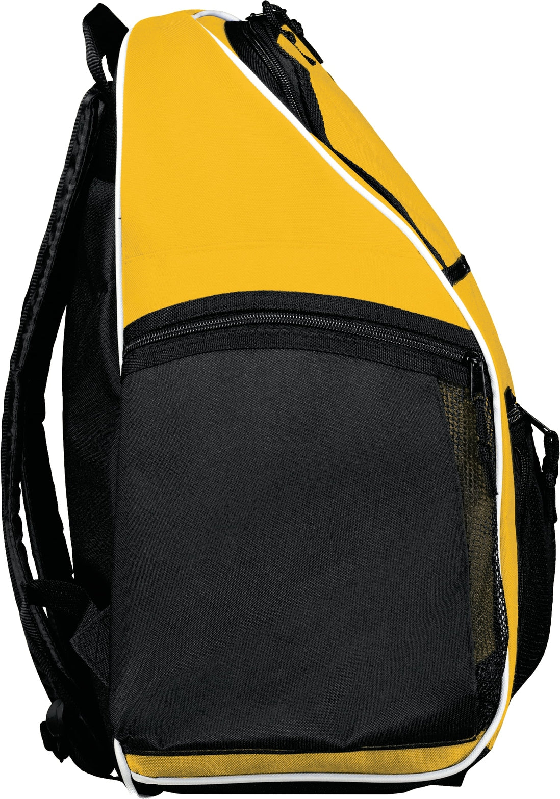 Right View of ATHLETIC GOLD/BLACK/WHITE PLAYER BACKPACK