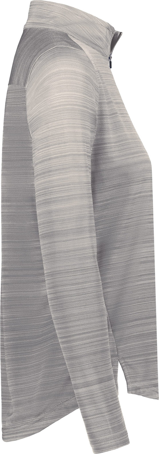 Right View of ATHLETIC GREY LDS PURSUIT 1/2 ZIP PULLOVER