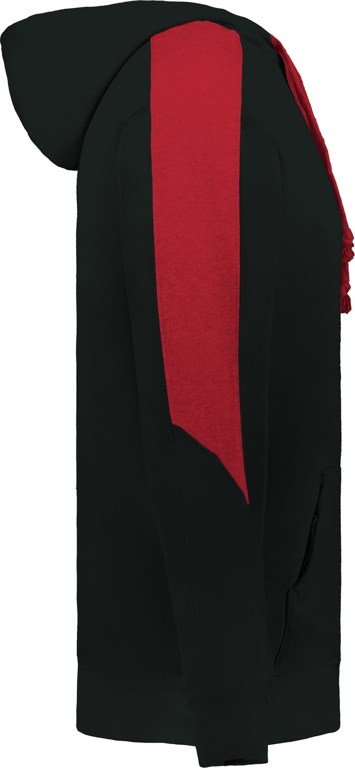 Right View of BA BLACK/RED SABER HOODIE