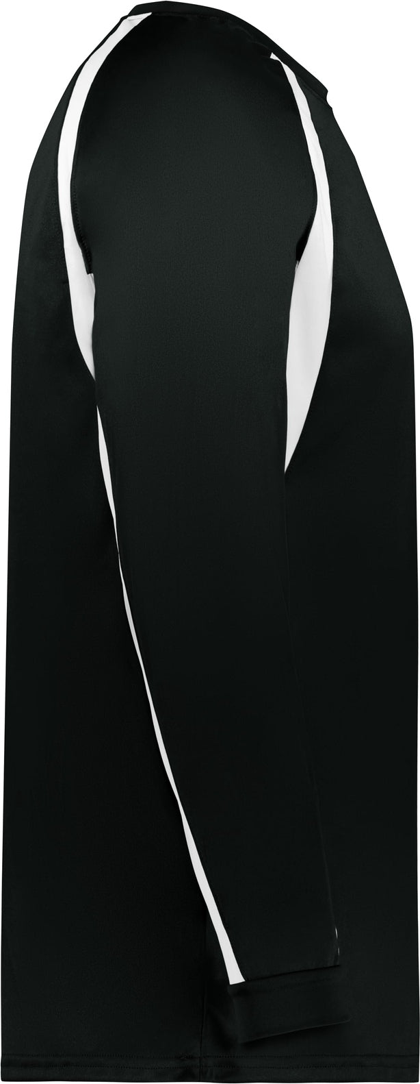 Right View of BA BLACK/WHITE HOOK L/S TEE