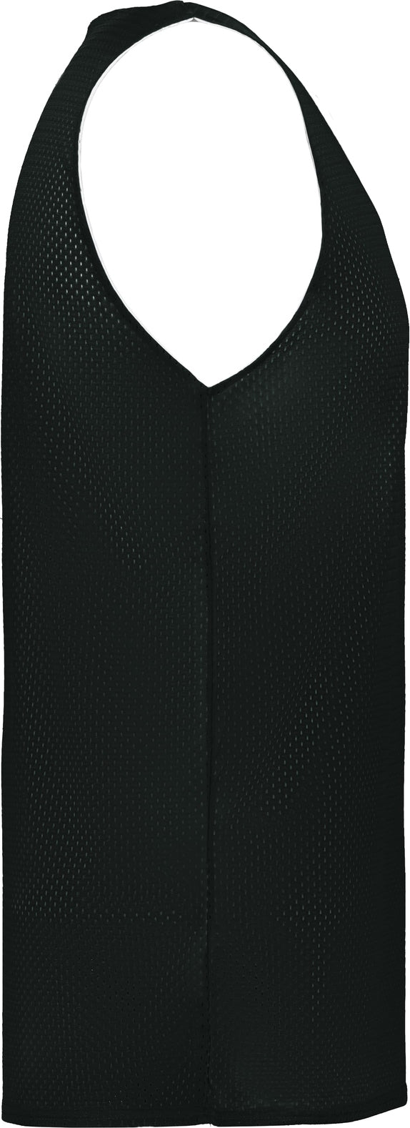 Right View of BA BLACK/WHITE MESH REVERSIBLE JERSEY
