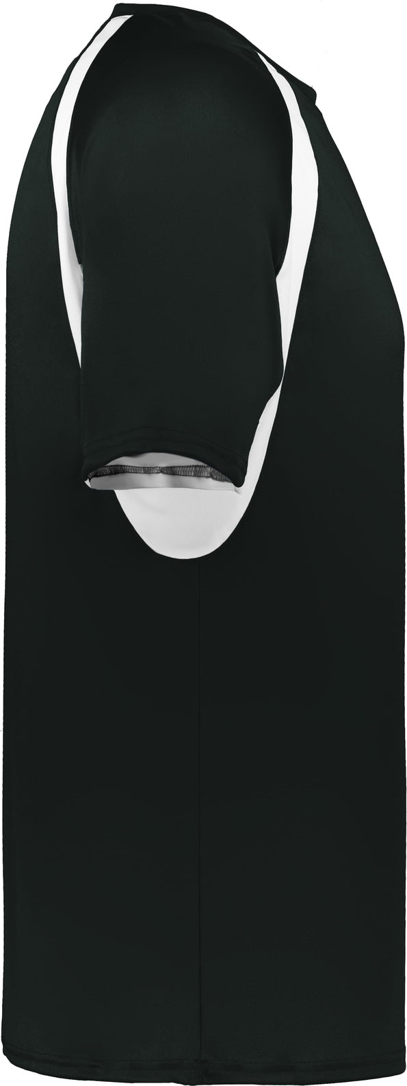 Right View of BA BLACK/WHITE YOUTH HOOK TEE