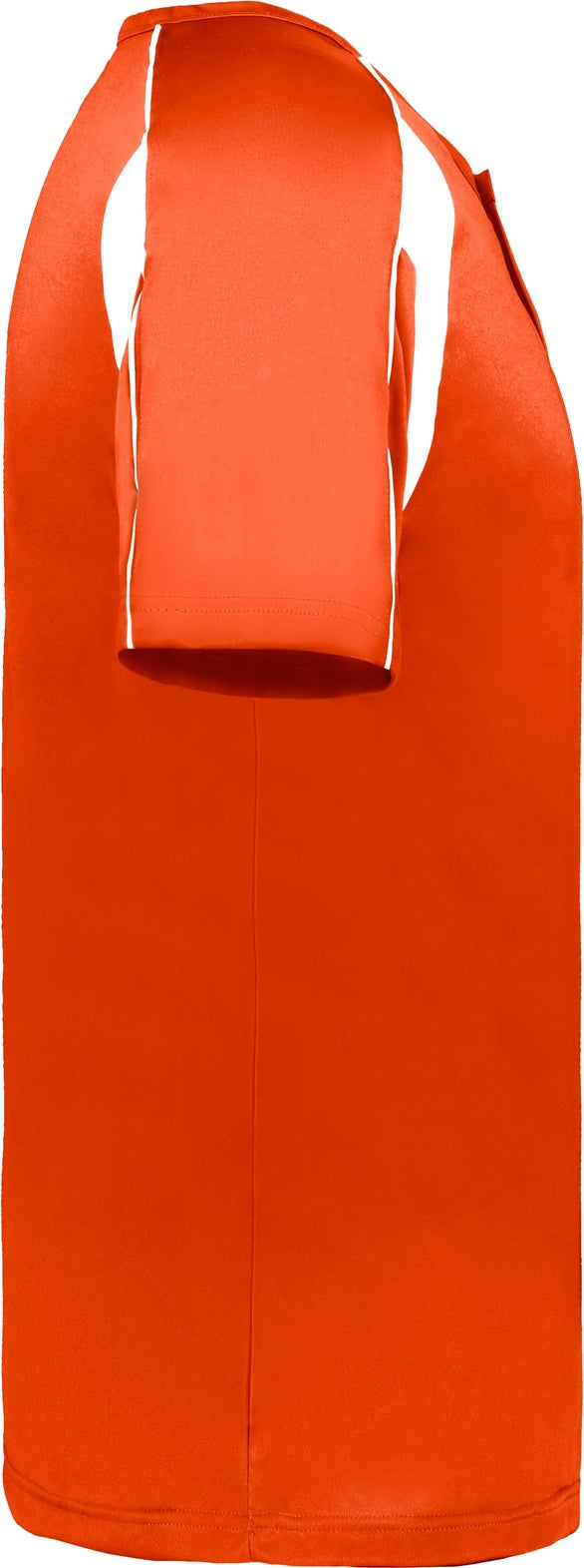 Right View of BA BT. ORANGE/WHITE YOUTH PRO PLACKET