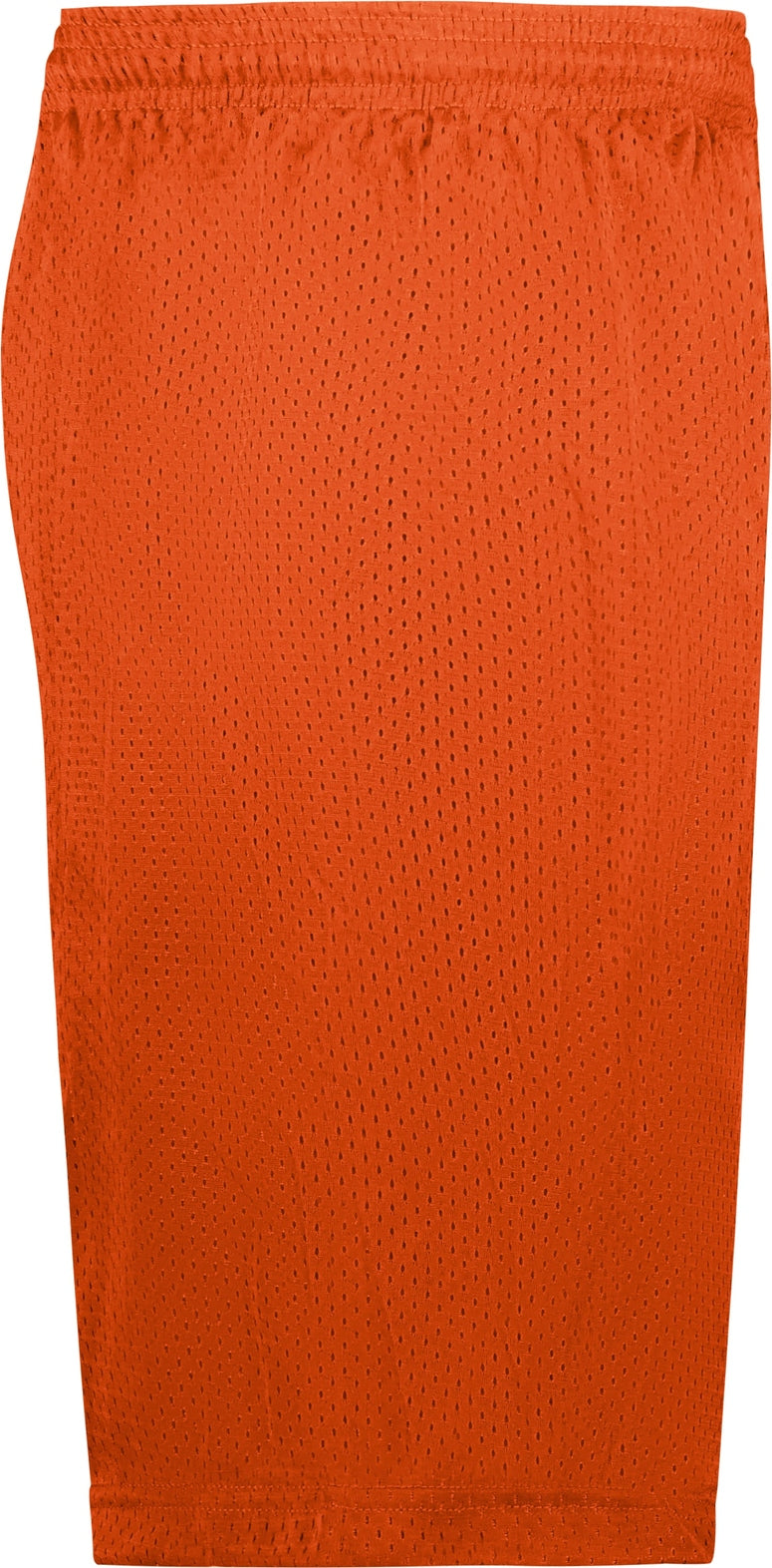 Right View of BA BURNT ORANGE MESH/TRICOT SHORT