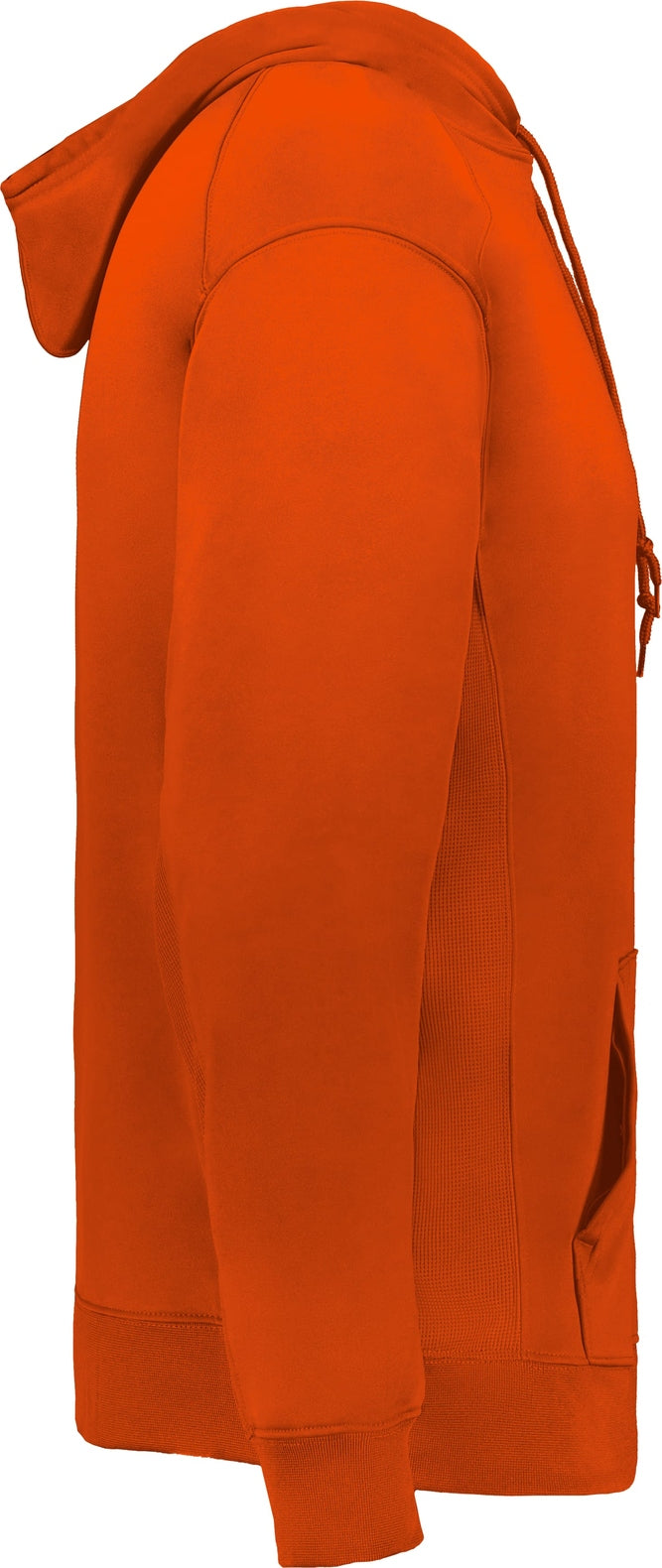 Right View of BA BURNT ORANGE PERFORMANCE FLEECE HOODIE