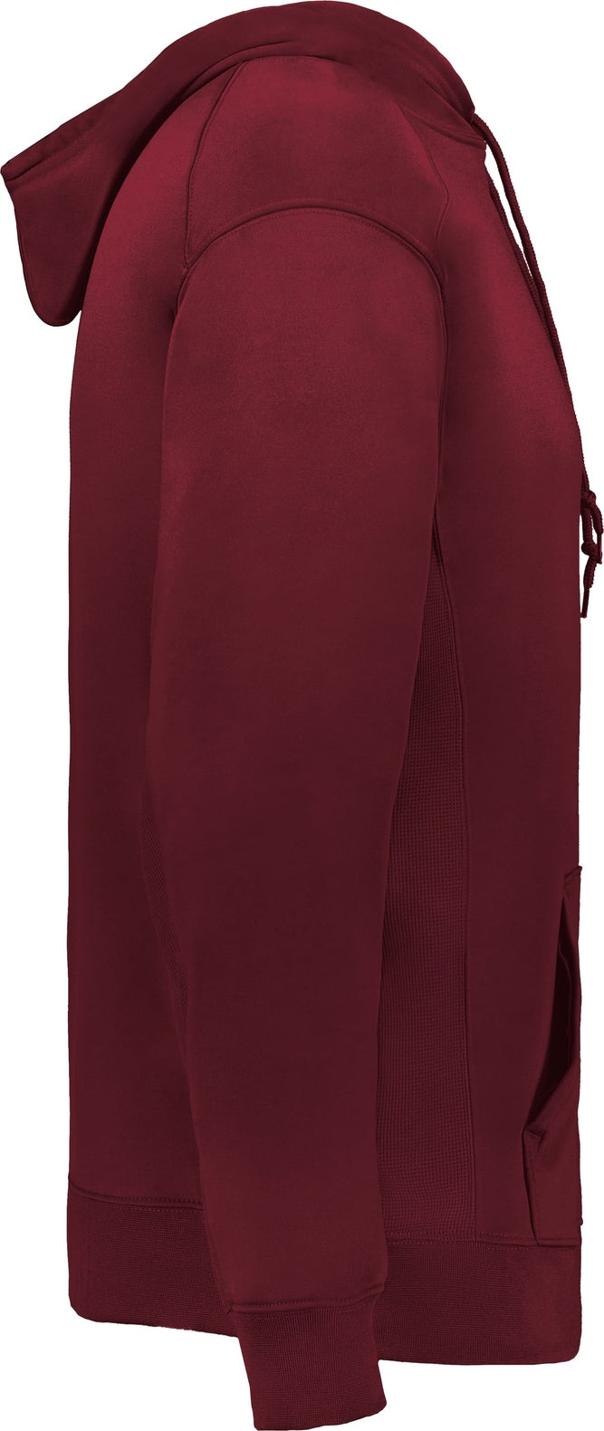 Right View of BA CARDINAL PERFORMANCE FLEECE HOODIE