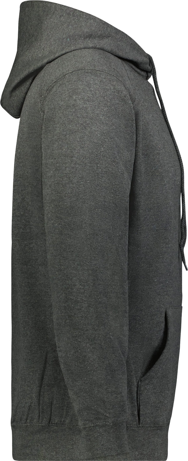 Right View of BA CHARCOAL C2 FLEECE HOODIE