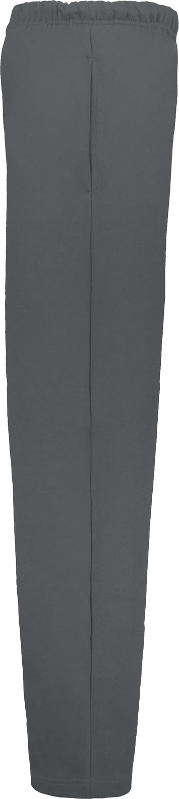 Right View of BA CHARCOAL YOUTH OPEN BOTTOM FLEECE PANT