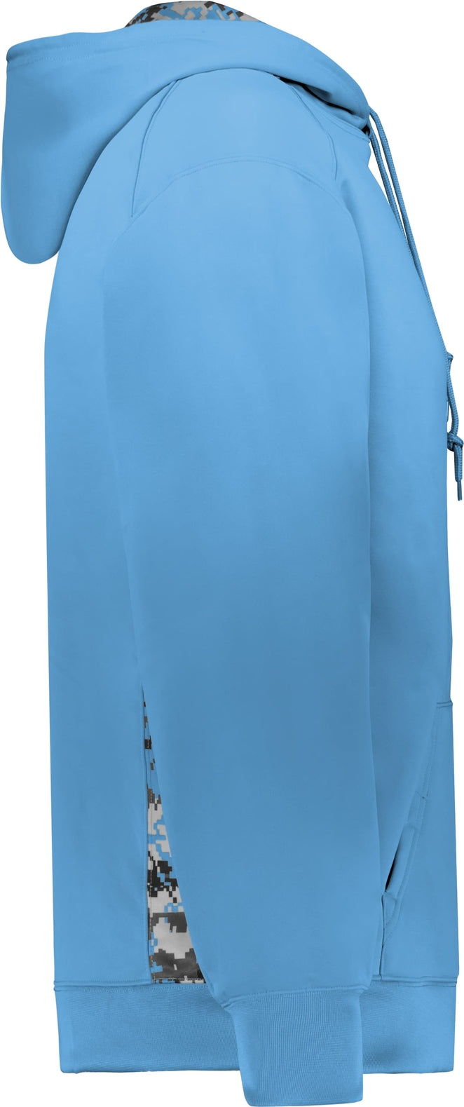 Right View of BA COL BL/COL BL DIGI DIGITAL COLOR BLOCK HOODIE