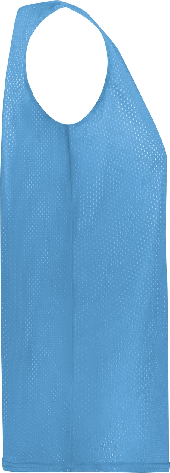 Right View of BA COLUMBIA BLUE/WHITE LADIES MESH REVERSIBLE JERSEY