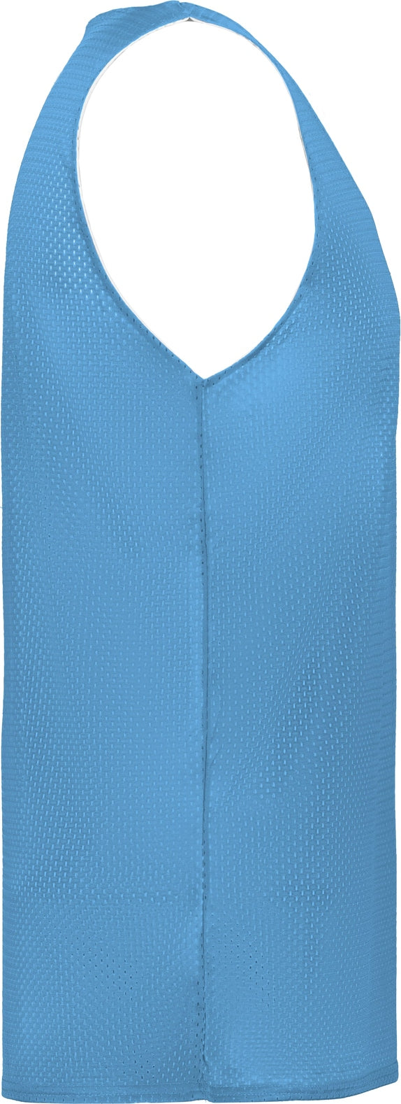 Right View of BA COLUMBIA BLUE/WHITE MESH REVERSIBLE JERSEY