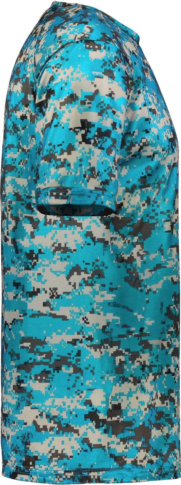 Right View of BA ELECTRIC BLUE DIGITAL DIGITAL TEE