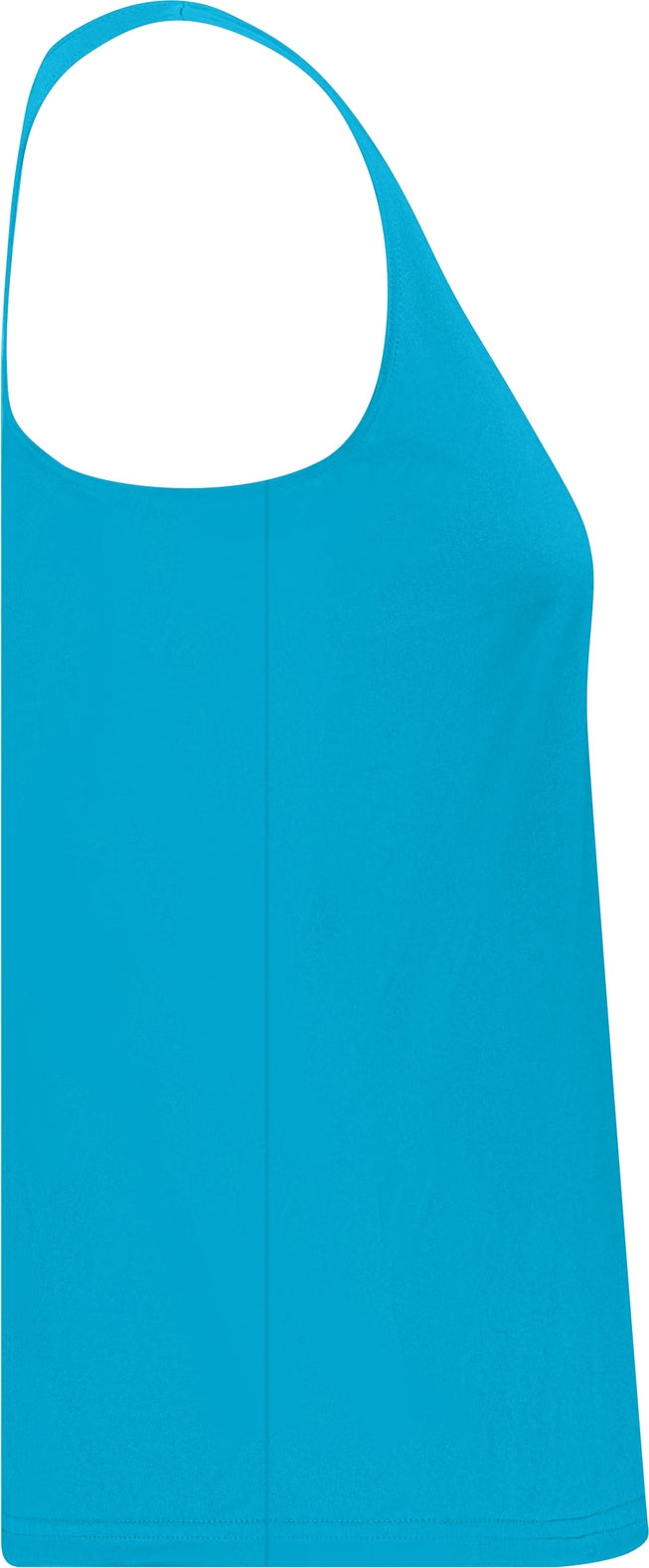 Right View of BA ELECTRIC BLUE LADIES' RACERBACK TANK