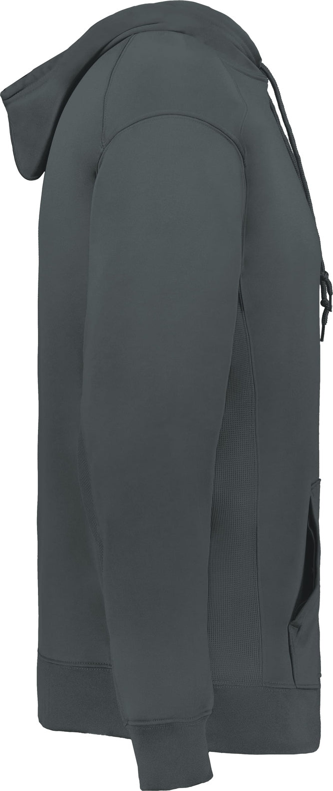 Right View of BA GRAPHITE PERFORMANCE FLEECE HOODIE