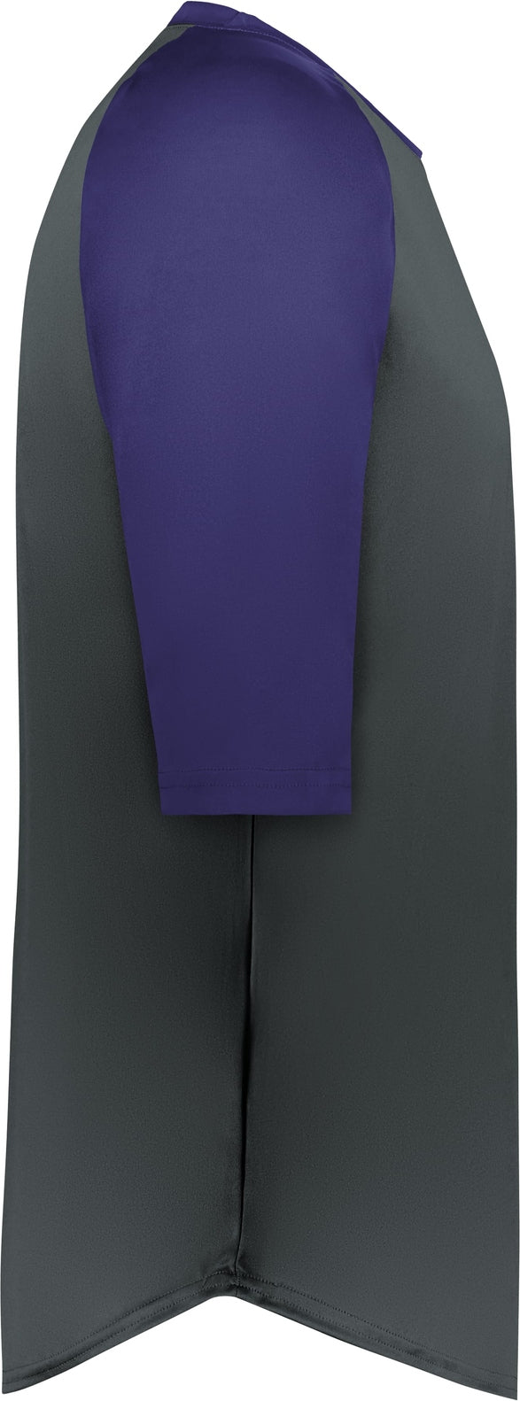Right View of BA GRAPHITE/PURPLE B-BASEBALL TEE