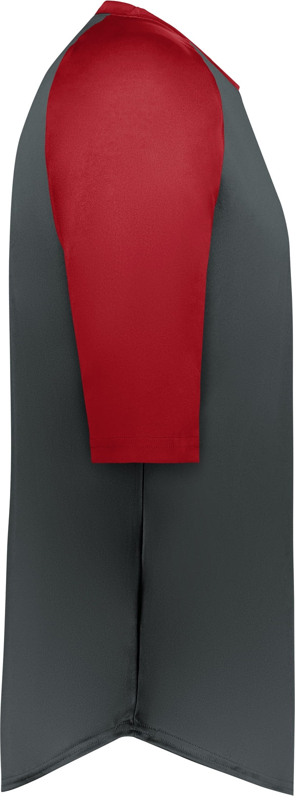 Right View of BA GRAPHITE/RED B-BASEBALL TEE