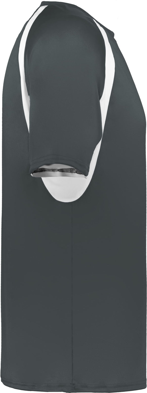 Right View of BA GRAPHITE/WHITE HOOK TEE