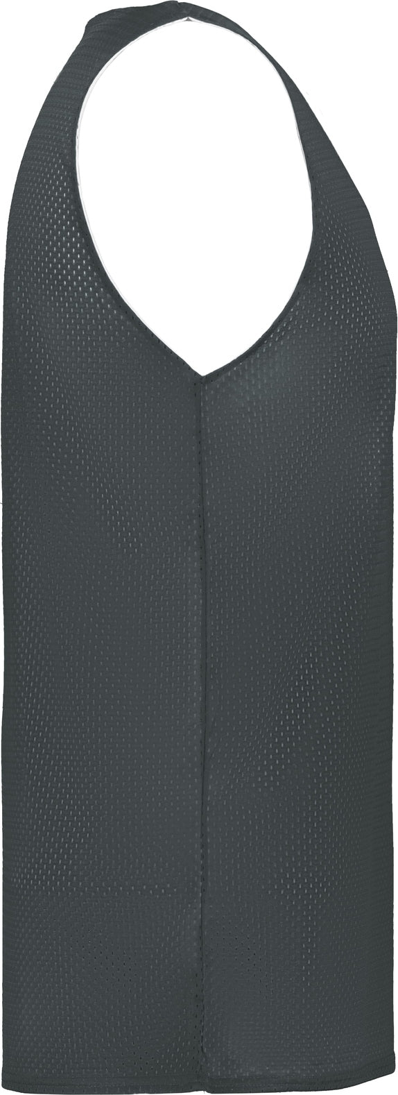 Right View of BA GRAPHITE/WHITE MESH REVERSIBLE JERSEY