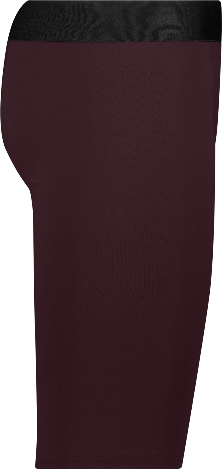 Right View of BA MAROON COMPRESSION SHORT