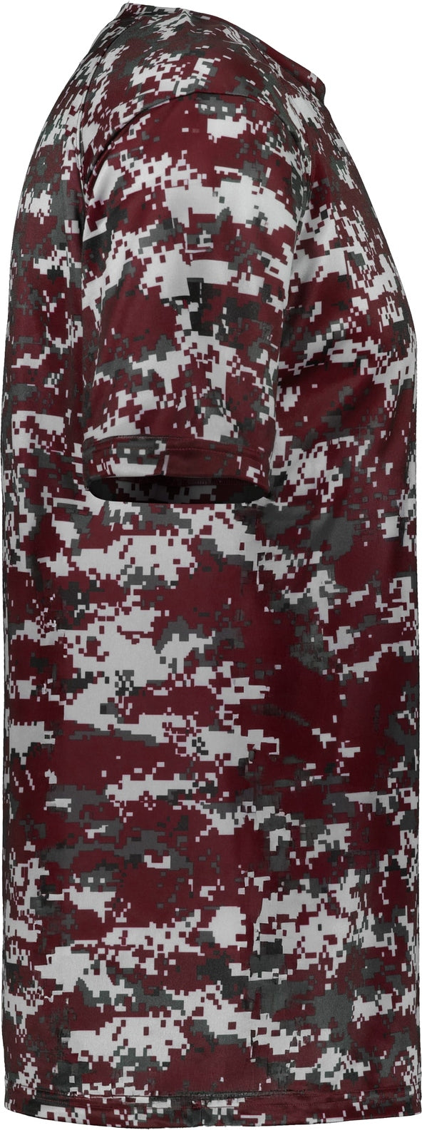 Right View of BA MAROON DIGITAL DIGITAL TEE