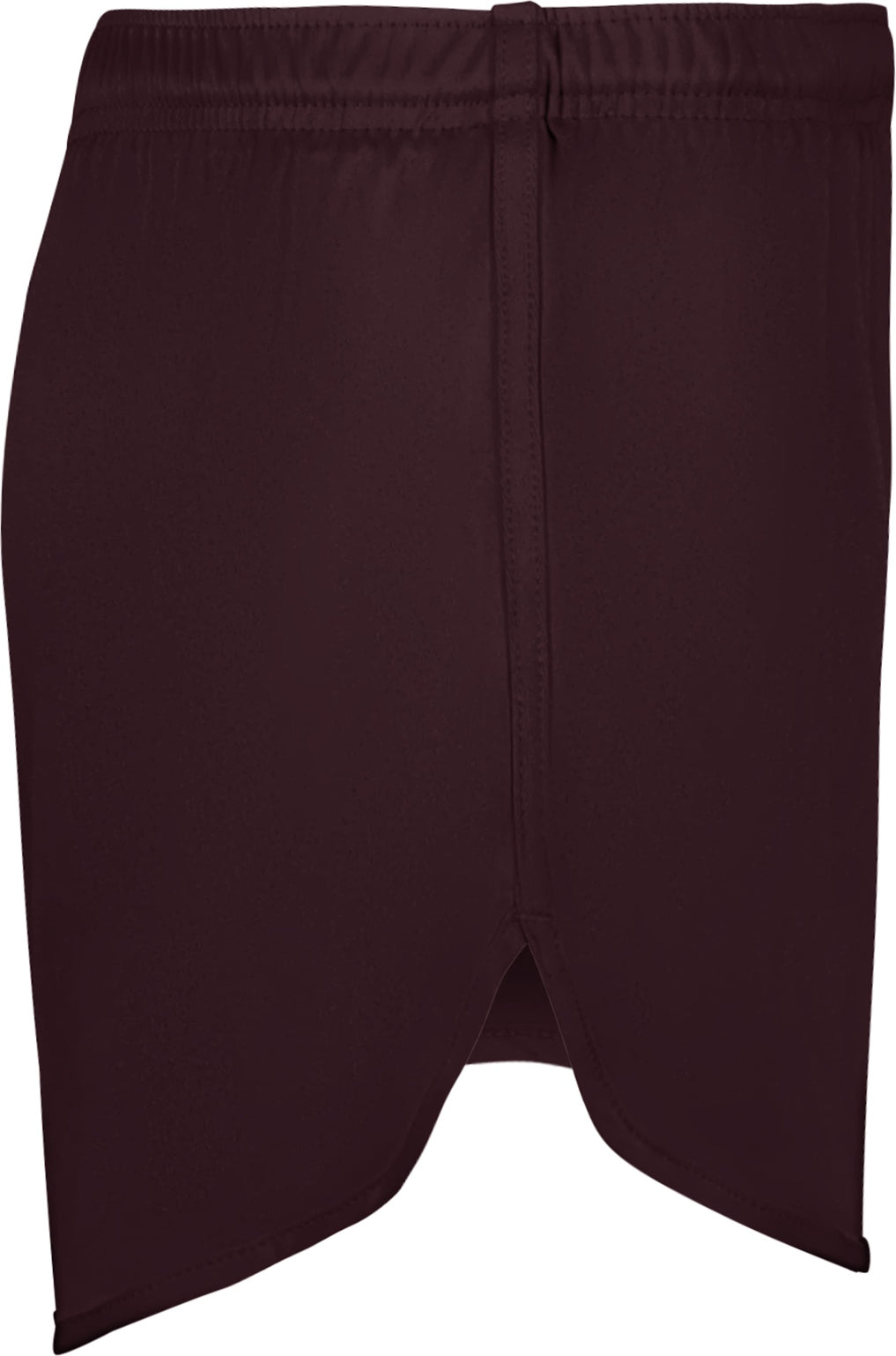 Right View of BA MAROON LADIES B-CORE TRACK SHORT
