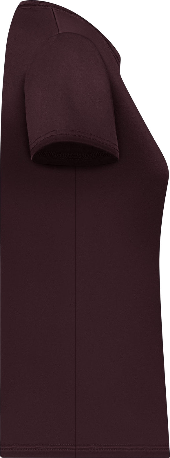 Right View of BA MAROON LADIES C2 TEE