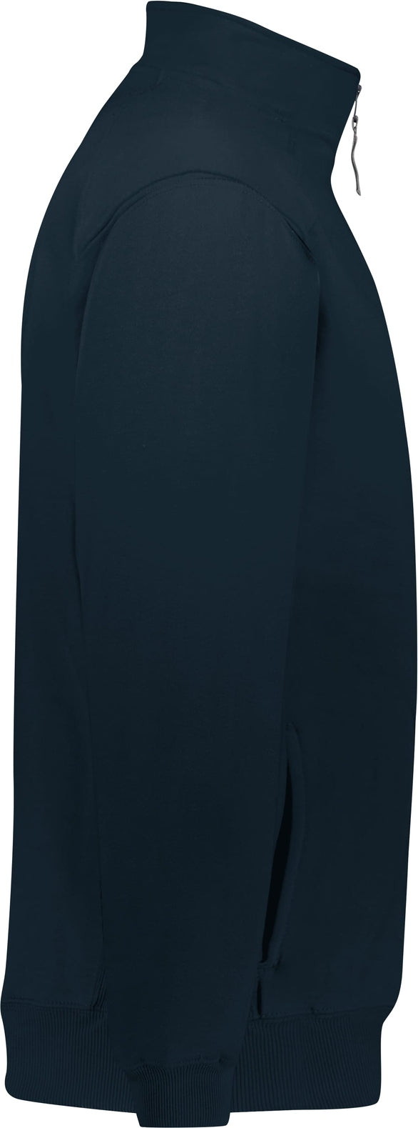 Right View of BA NAVY 1/4 ZIP FLEECE PULLOVER