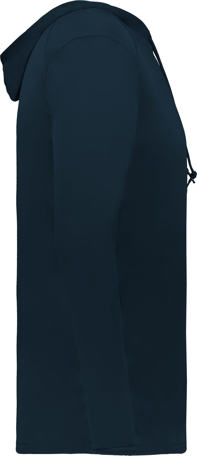 Right View of BA NAVY B-CORE L/S HOOD TEE