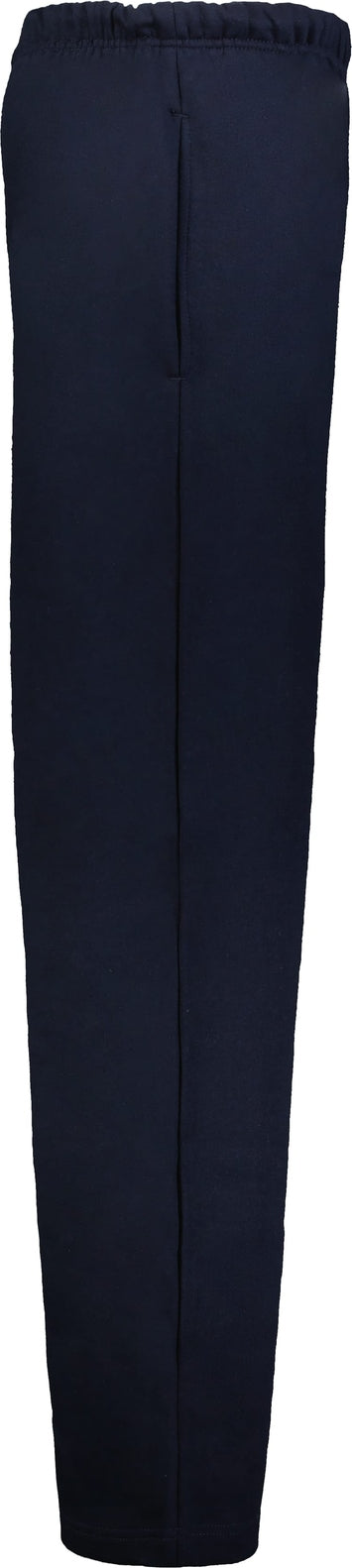 Right View of BA NAVY OPEN BOTTOM FLEECE PANT