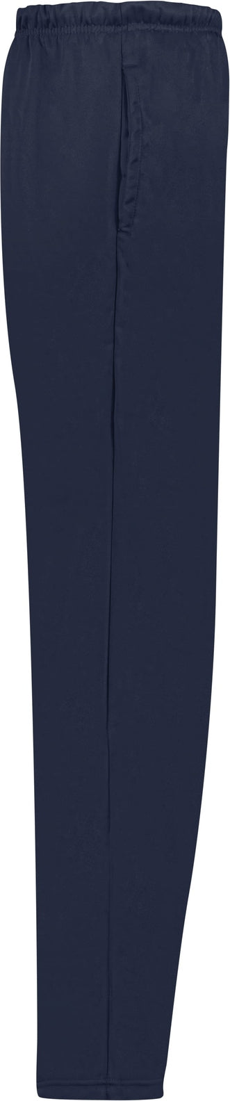 Right View of BA NAVY PERF. FLEECE OPEN BOTTOM PANT