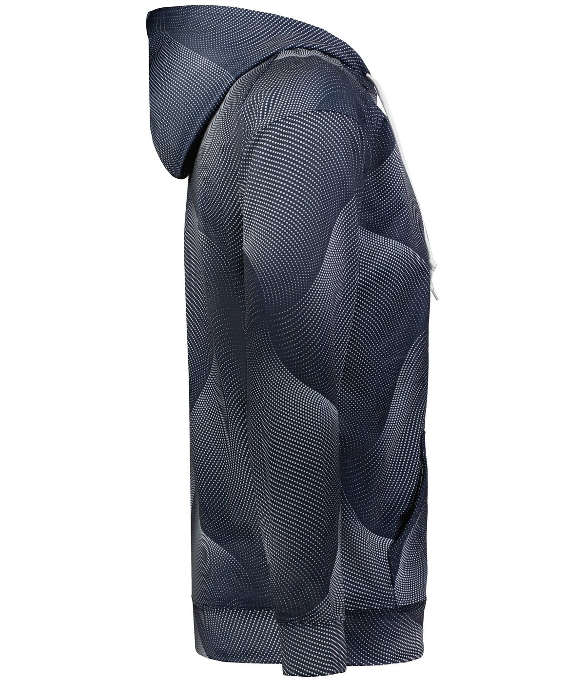 Right View of BA NAVY WARP WARP HOOD