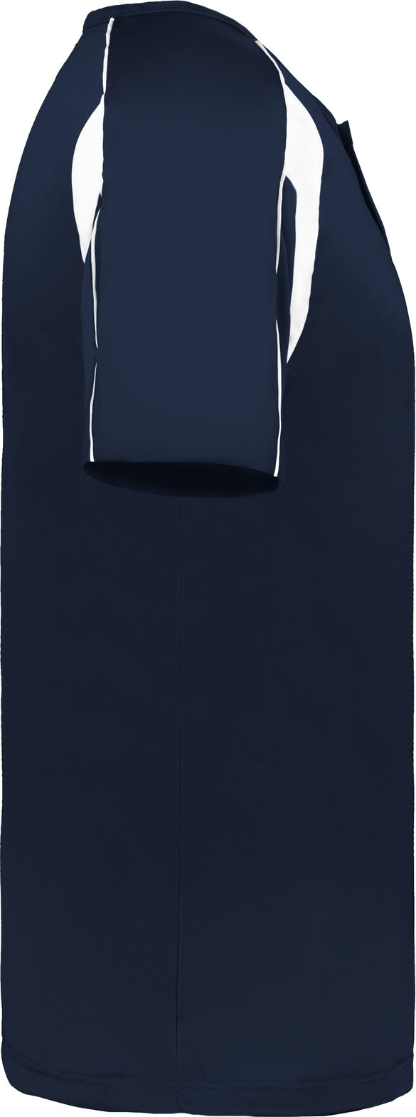 Right View of BA NAVY/WHITE YOUTH PRO PLACKET