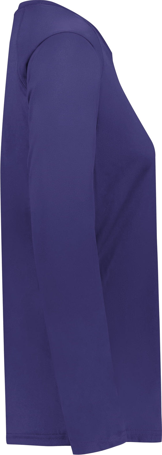 Right View of BA PURPLE LADIES B-CORE L/S TEE