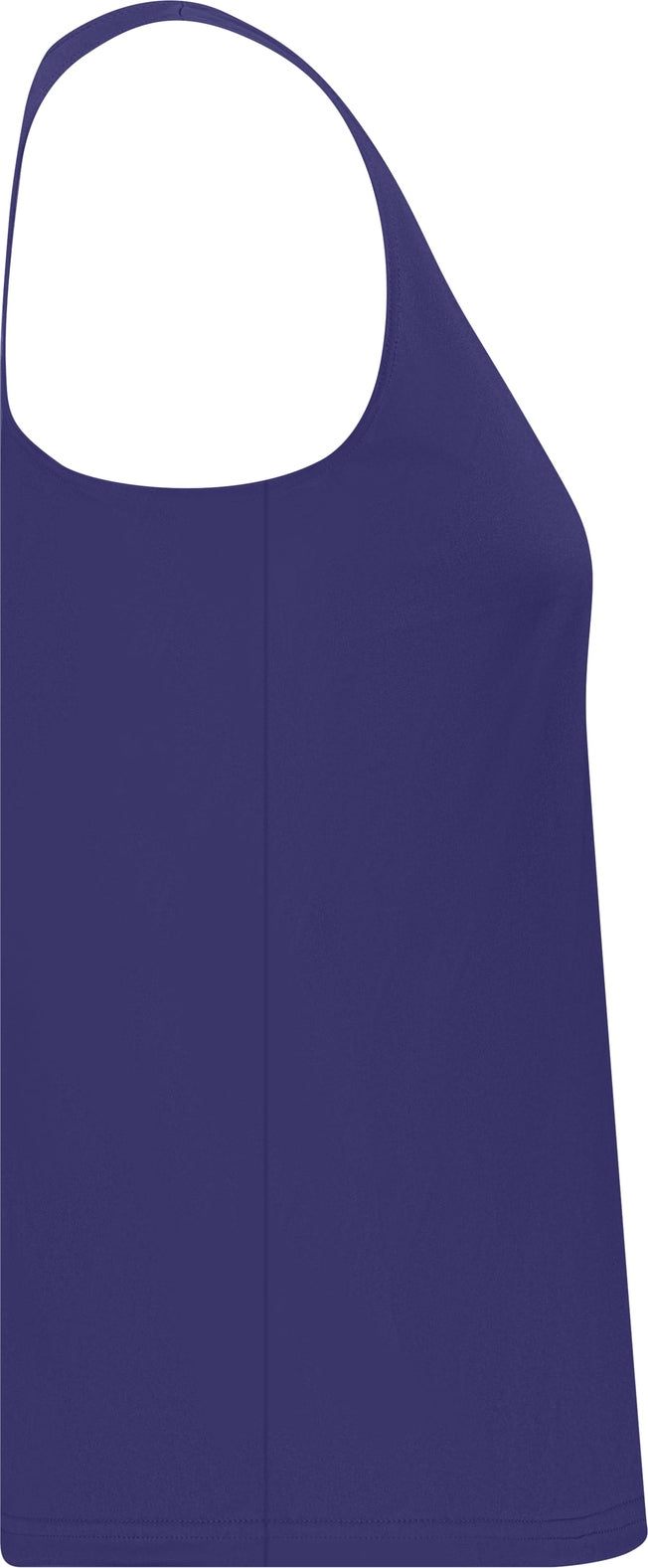 Right View of BA PURPLE LADIES' RACERBACK TANK