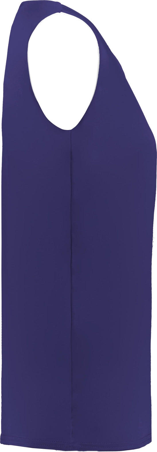 Right View of BA PURPLE/WHITE LADIES B-CORE REVERSIBLE JERSE