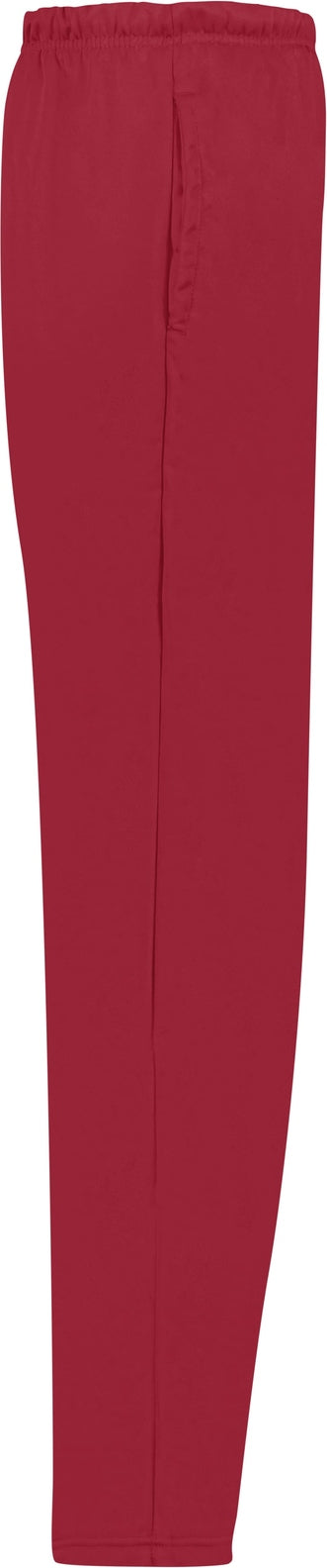 Right View of BA RED PERF. FLEECE OPEN BOTTOM PANT
