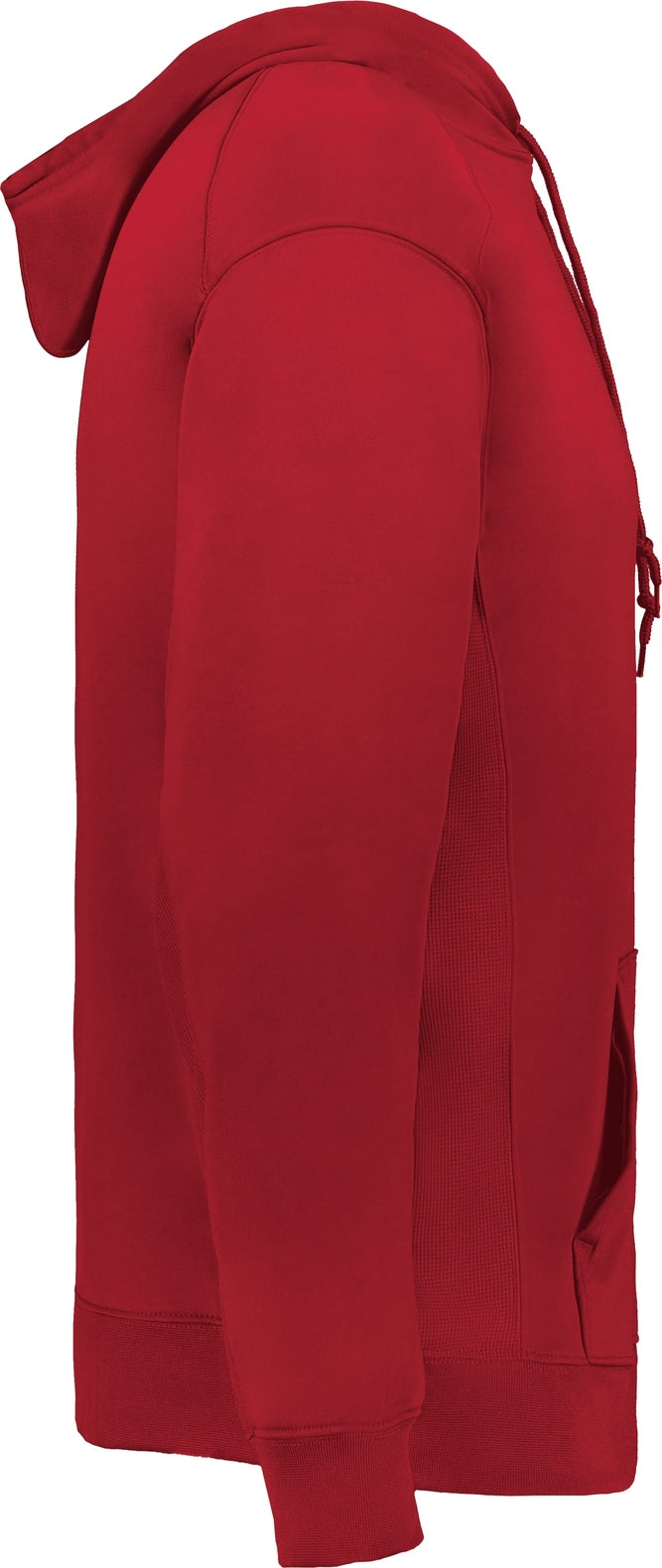 Right View of BA RED PERFORMANCE FLEECE HOODIE