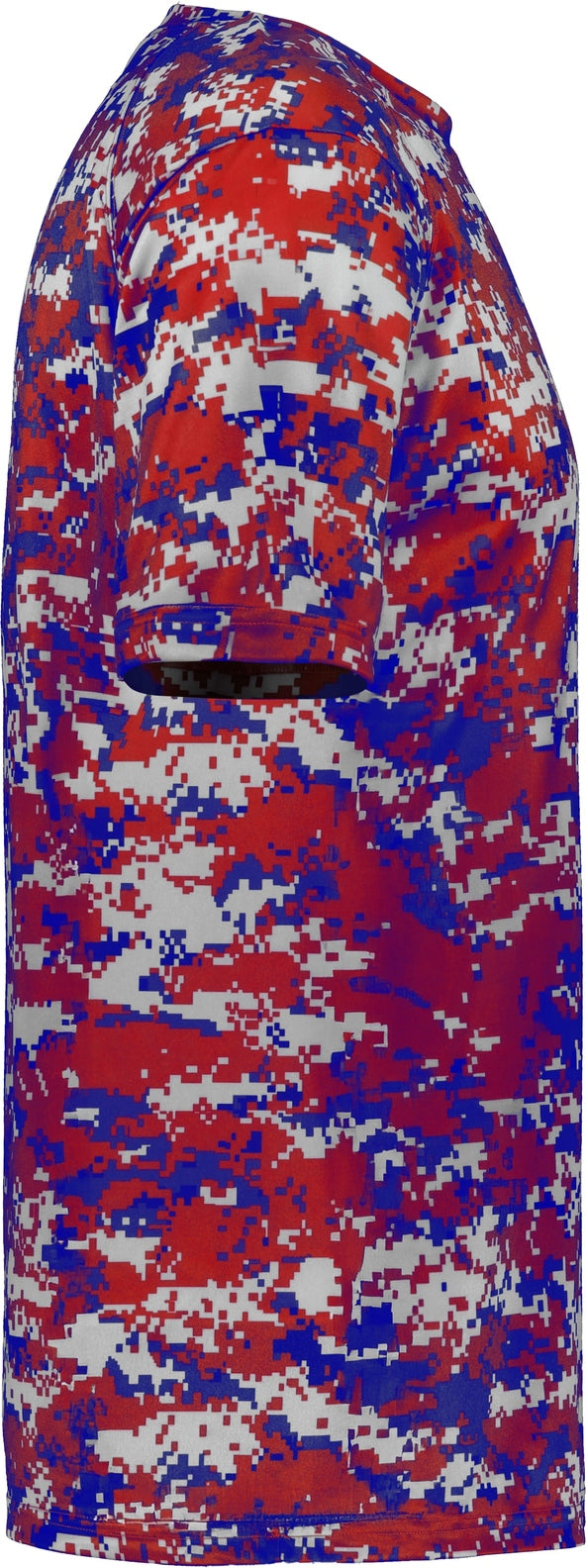 Right View of BA RED & ROYAL DIGITAL DIGITAL TEE