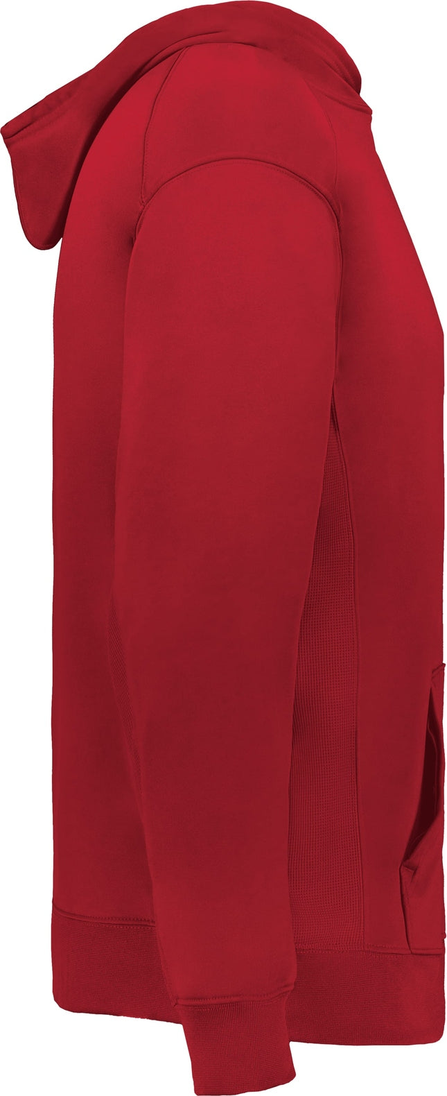 Right View of BA RED YOUTH PERFORMANCE FLEECE HOODI