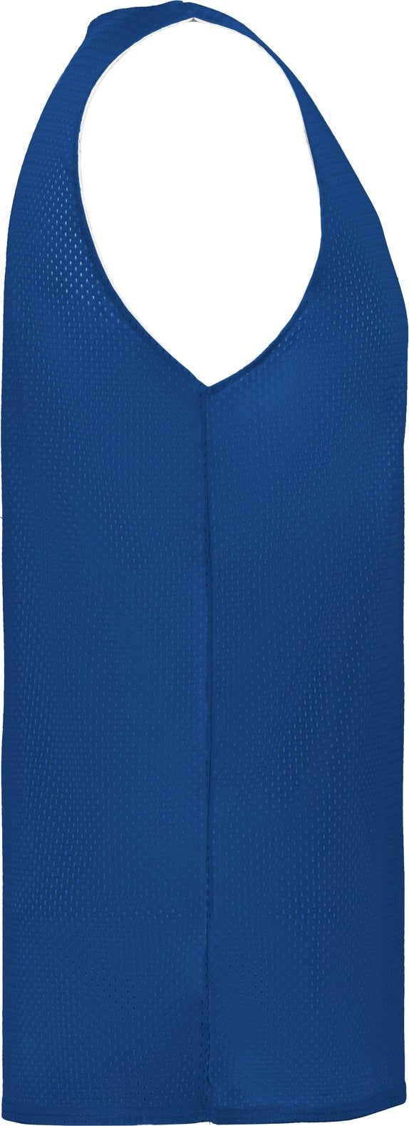 Right View of BA ROYAL/WHITE MESH REVERSIBLE JERSEY